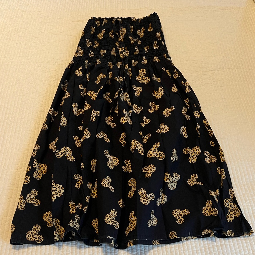 Disney Mickey Animal Print Lounge/Swim Coverup Dress